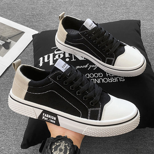 Damen lässige Sneaker aus strapazierfähigem Canvas mit hohem Tragekomfort EB