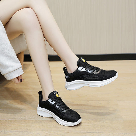 Damen atmungsaktive Freizeitschuhe mit flexiblem Sohlenprofil EB