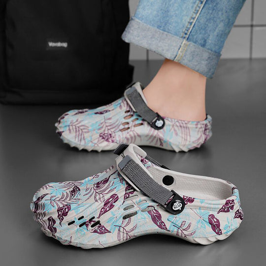 Damen Freizeitclogs mit verstellbarem Riemen und atmungsaktiver Oberfläche EB