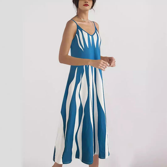 Damen Maxikleid mit schmeichelndem A-Linien-Schnitt EB