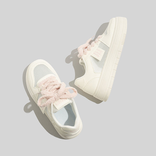 Damen Atmungsaktive Freizeitsneaker mit weichem Innenfutter und innovativen Schnürsenkeln EB
