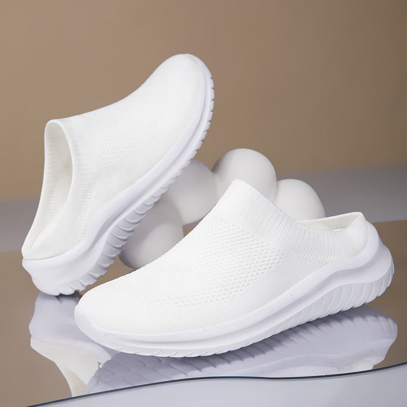 Damen nan Slip-On-Stricktrainer mit sockenhaftem Schaft und ergonomischer Dämpfungssohle EB