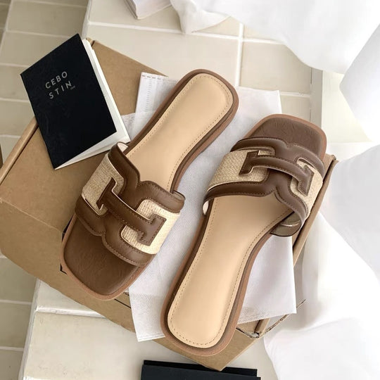 Damen Riemensandalen mit modischem Design und bequemer Innensohle EB