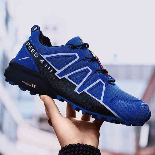 Damen Sportliche Trailrunning-Schuhe mit rutschfester Profilsohle und atmungsaktivem Obermaterial EB