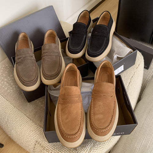 Damen Mokassin-Schuhe mit modischem Design und angenehmem Fußbett EB