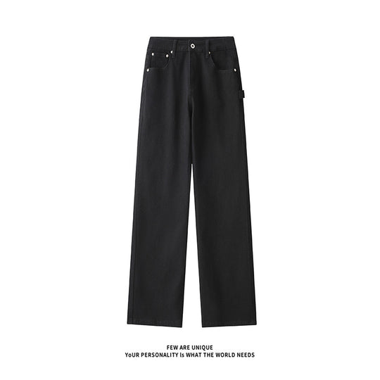Herren Weitgeschnittene Jeans mit hohem Bund und praktischen Taschen EB