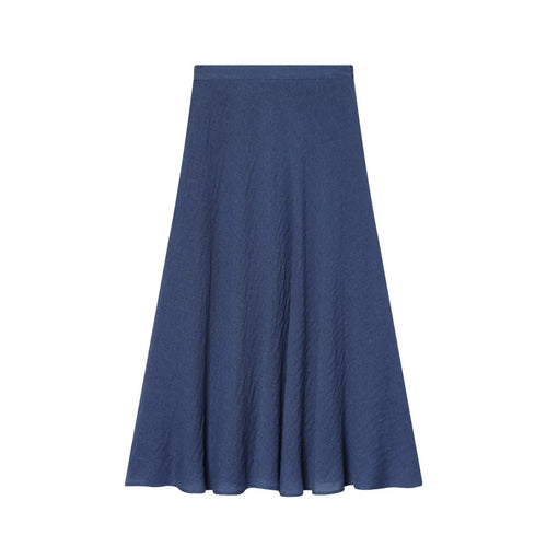 Damen Maxirock mit fließendem Schnitt und asymmetrischen Details EB