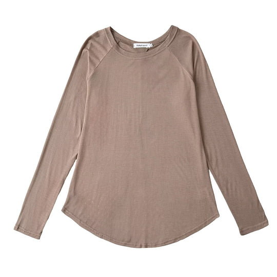 Damen lässiges Langarm-T-Shirt EB