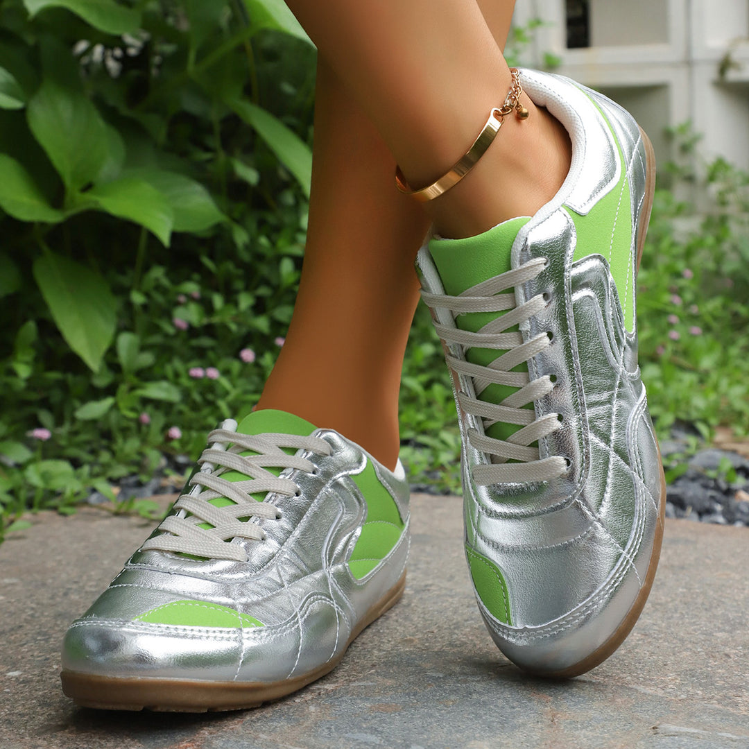 Damen Sportliche Sneakers im trendigen Retro-Design EB