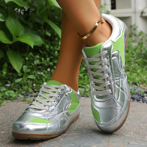 Damen Sportliche Sneakers im trendigen Retro-Design EB