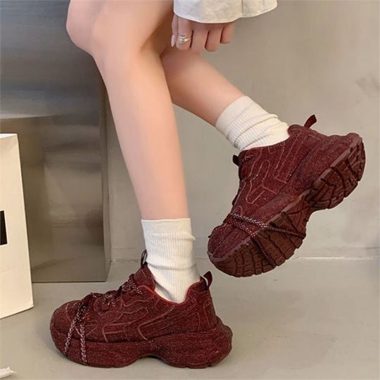 Damen Sportliche Sneakers mit ergonomischem Design und atmungsaktivem Obermaterial EB