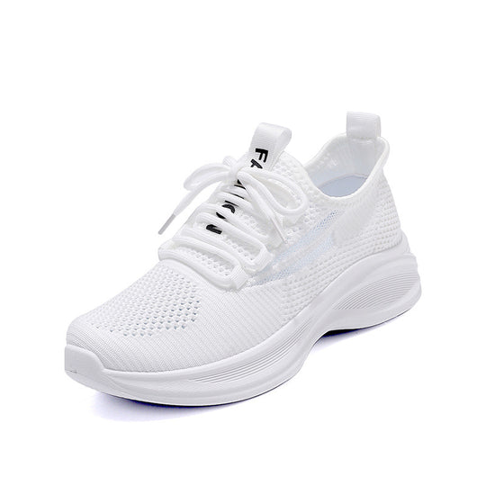 Damen Leichte Atmungsaktive Sneakers mit rutschfester Laufsohle EB