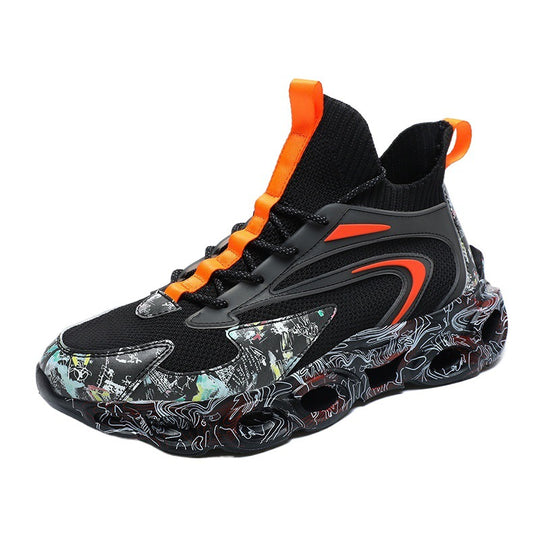 Damen Sportliche High-Top Laufschuhe mit innovativer Dämpfungstechnologie und flexibler Sohle EB