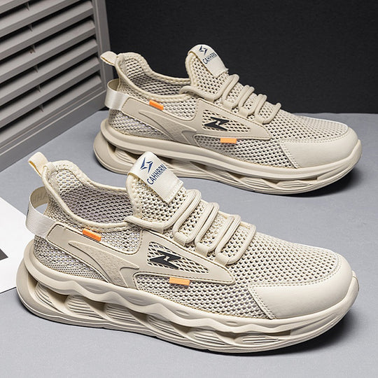 Damen Sportliche Laufsneaker mit atmungsaktivem Mesh-Obermaterial und dämpfender Sohle EB
