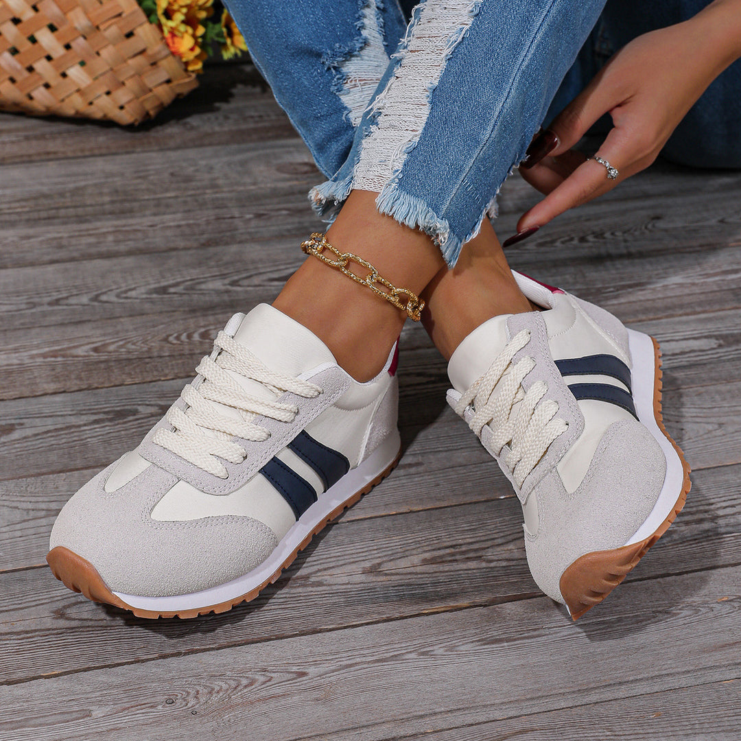 Damen Sportliche Sneakers mit atmungsaktivem Obermaterial und dämpfender Sohle EB