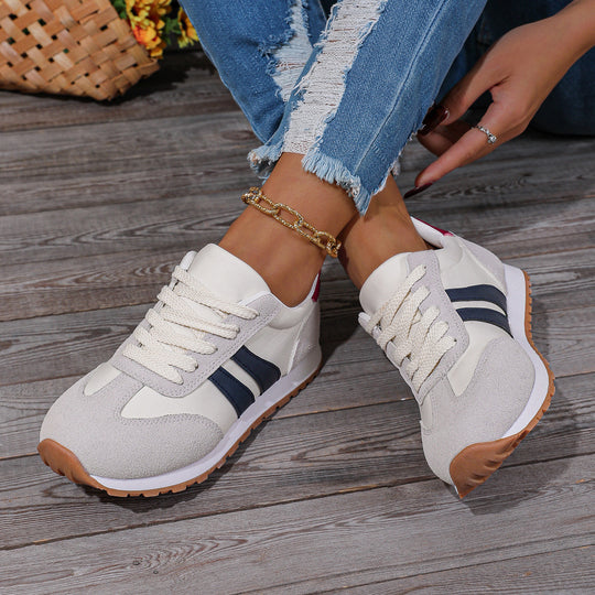 Damen Sportliche Sneakers mit atmungsaktivem Obermaterial und dämpfender Sohle EB