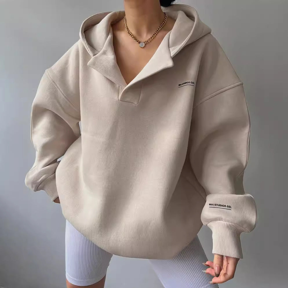 Damen oversized Kapuzenpullover EB