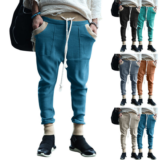 Herren Sportliche Jogginghose mit bequemen seitlichen Eingrifftaschen und elastischem Bund EB