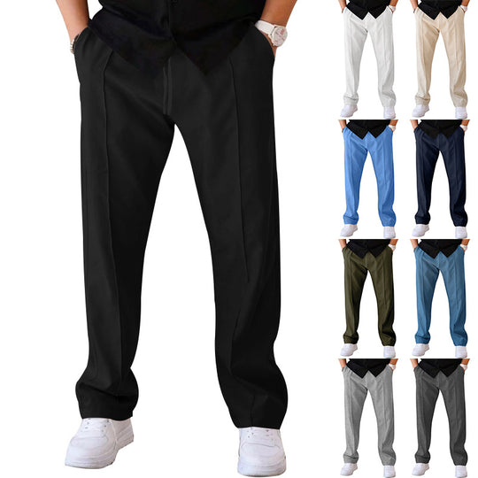 Herren Bequeme Sweatpants mit eleganter Optik und seitlichen Eingrifftaschen EB