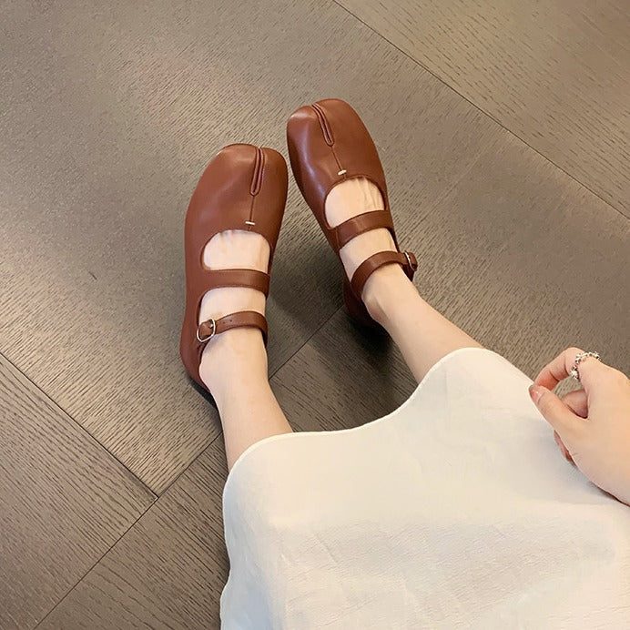 Damen Slingback-Ballerinas mit elegantem Schnallenverschluss und perfekter Passform EB