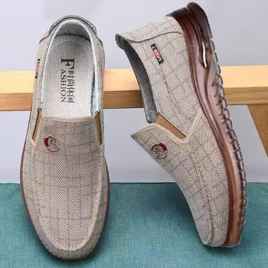 Damen Leichte Slip-On Freizeitsneaker mit rutschfester Sohle und atmungsaktivem Obermaterial EB