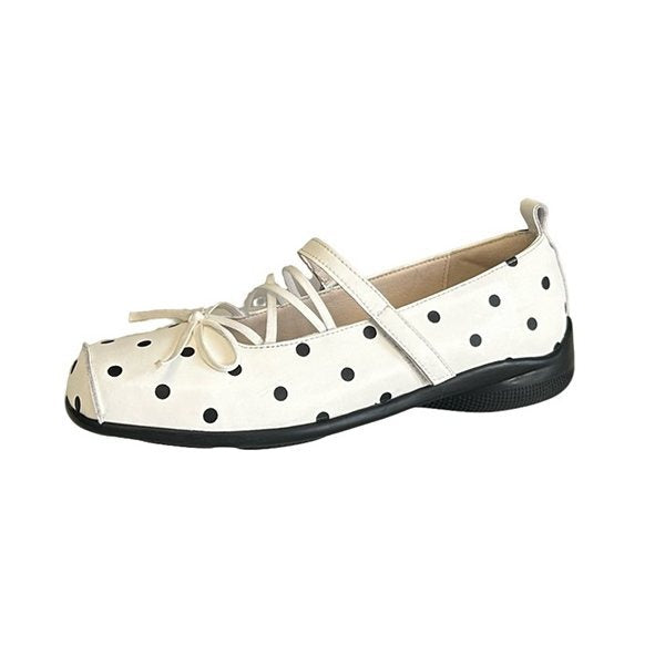 Damen bequeme Ballerinas mit elastischem Riemchen und gepolsterter Innensohle EB
