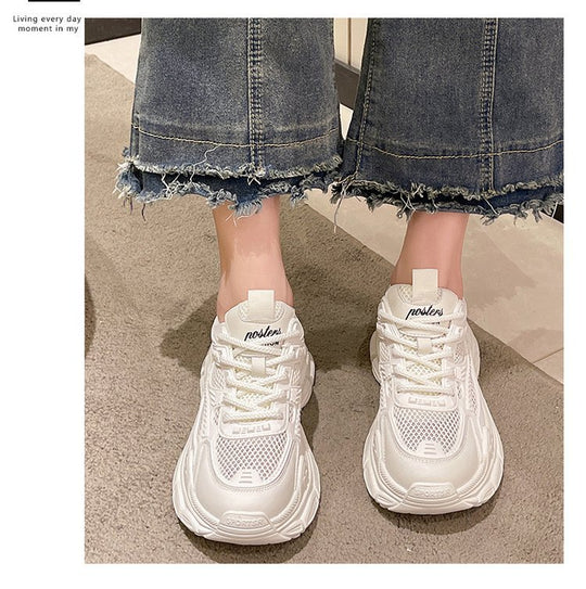 Damen Sportliche Sneakers mit rutschfester Sohle und atmungsaktivem Obermaterial EB