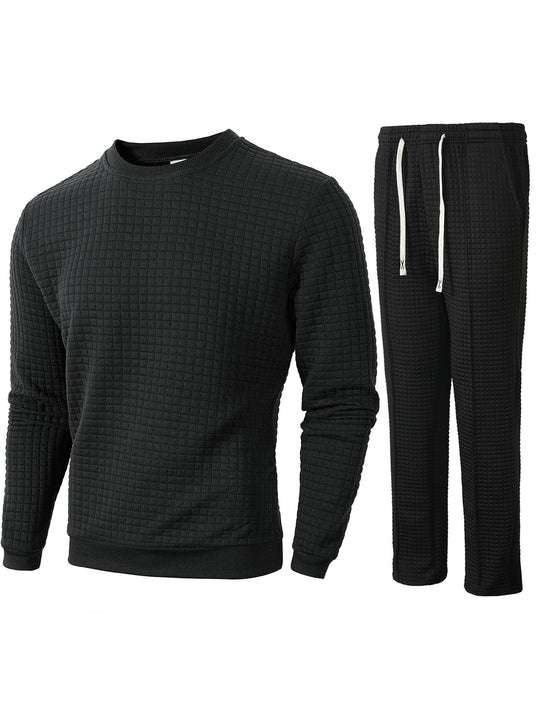 Herren gemütliches Sweatshirt und Jogginghose Set EB