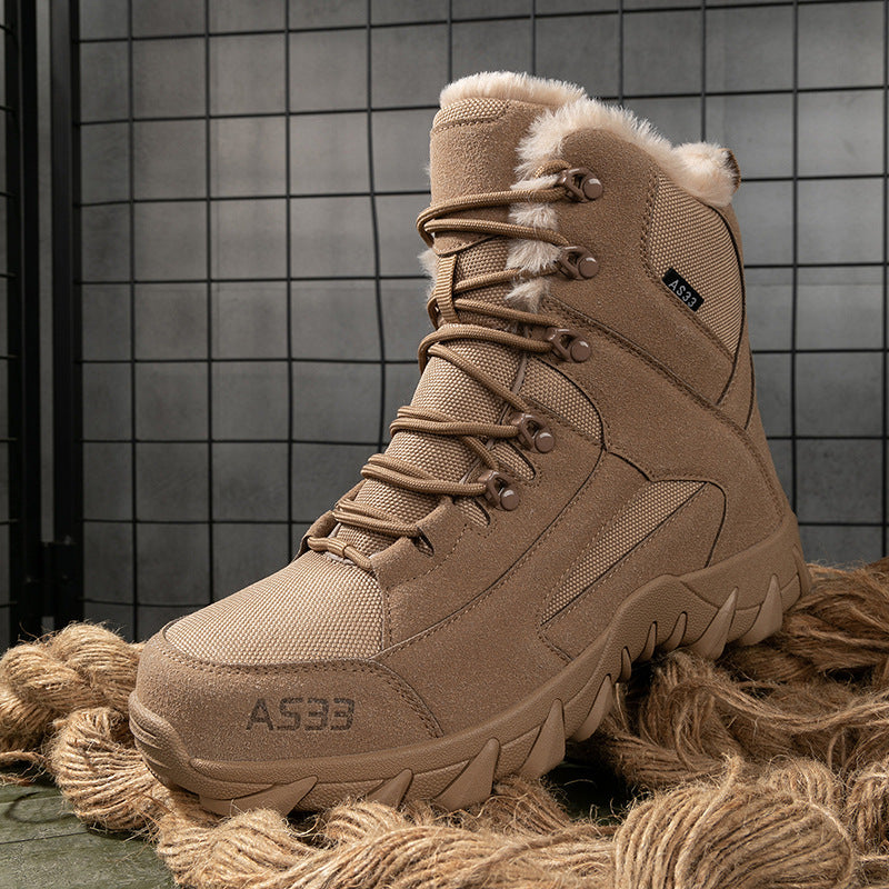 Herren hochgeschnittene Winterboots mit isolierendem Futter und rutschfester Sohle EB