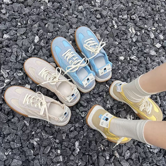 Damen Sportliche Sneakers mit weichem Futter und dämpfender Sohle EB