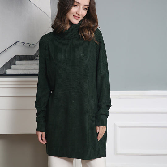 Damen Kuscheliger Rollkragenpullover aus weichem Strick EB