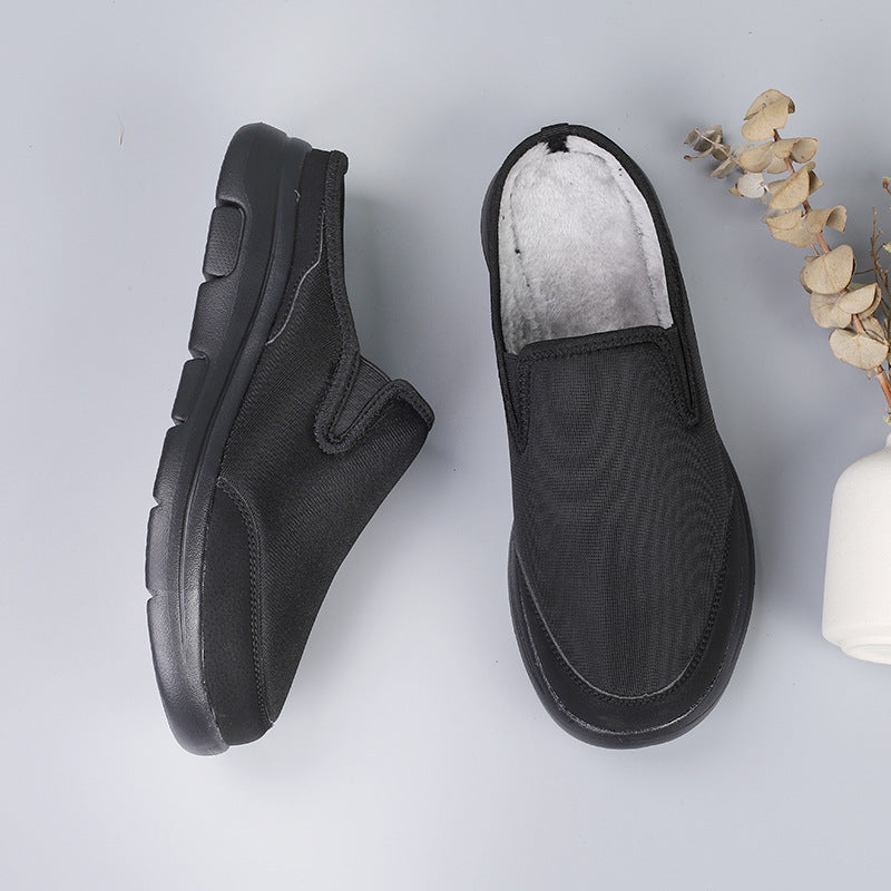 Damen Bequeme Slip-On Clogs mit kuscheligem Innenfutter EB