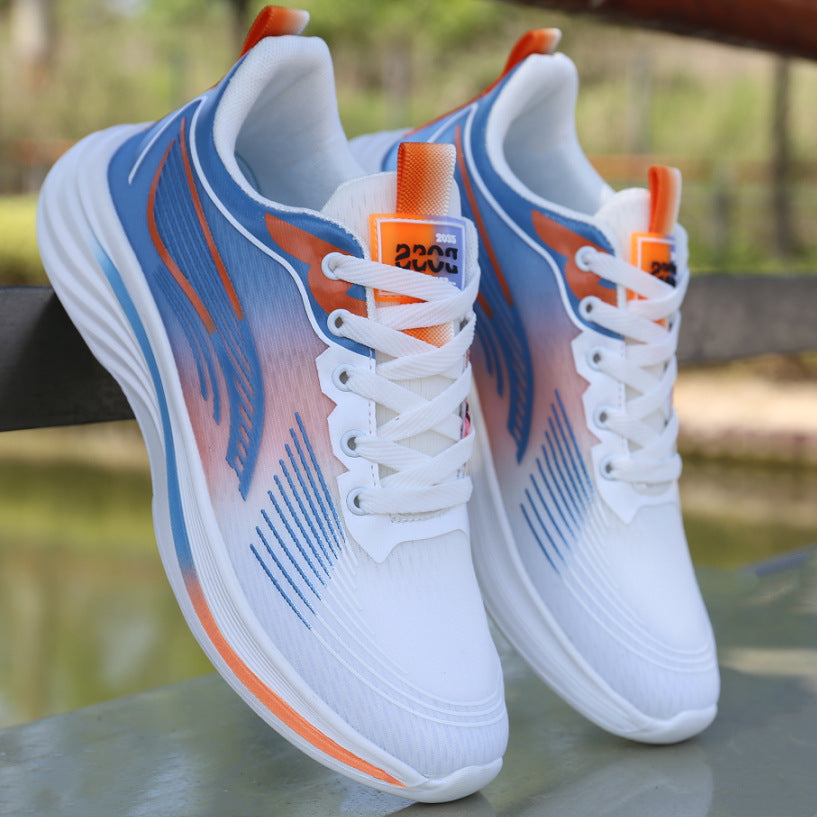 Damen Sportliche Sneaker mit atmungsaktiver Mesh-Oberfläche und flexibler Dämpfung EB