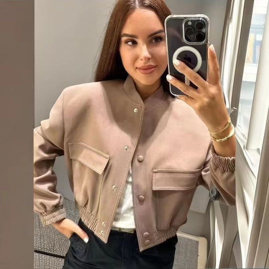 Damen modische Streetwear Jacke EB
