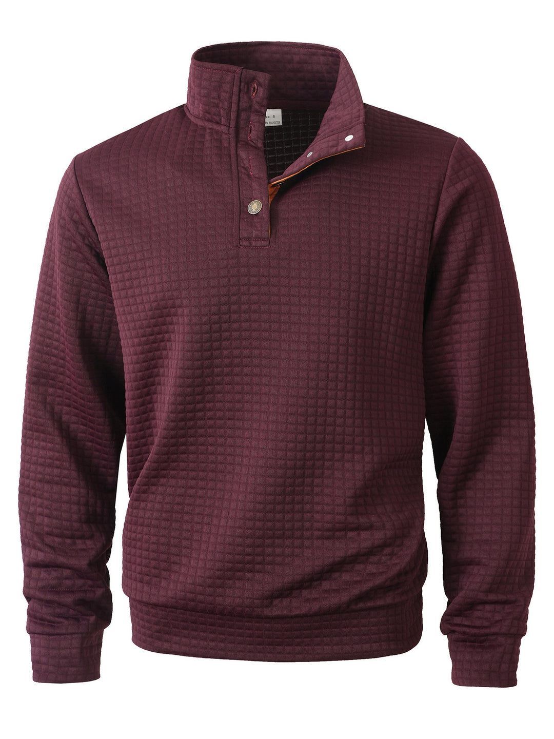 Herren stylischer Pullover mit modischem Stehkragen EB