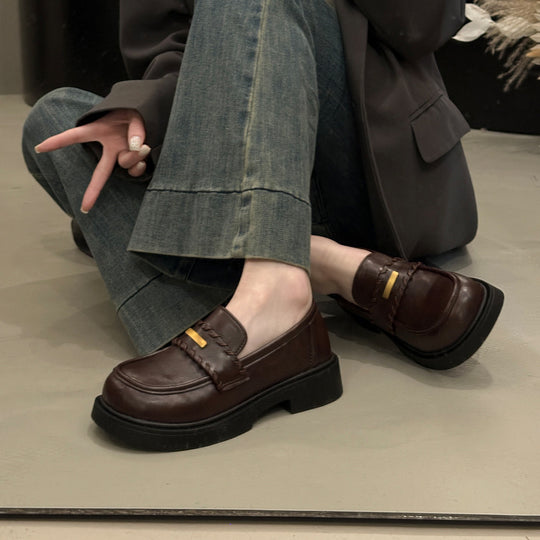 Damen Loafers mit komfortabler Sohle und modischem Riemen EB
