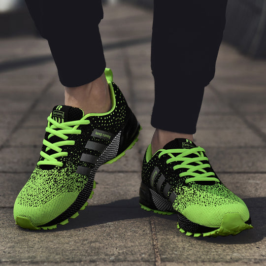 Herren leichte atmungsaktive Lauf‑ und Trail‑Sneaker mit verstärkter Fersendämpfung und griffiger Outdoorlaufsohle EB