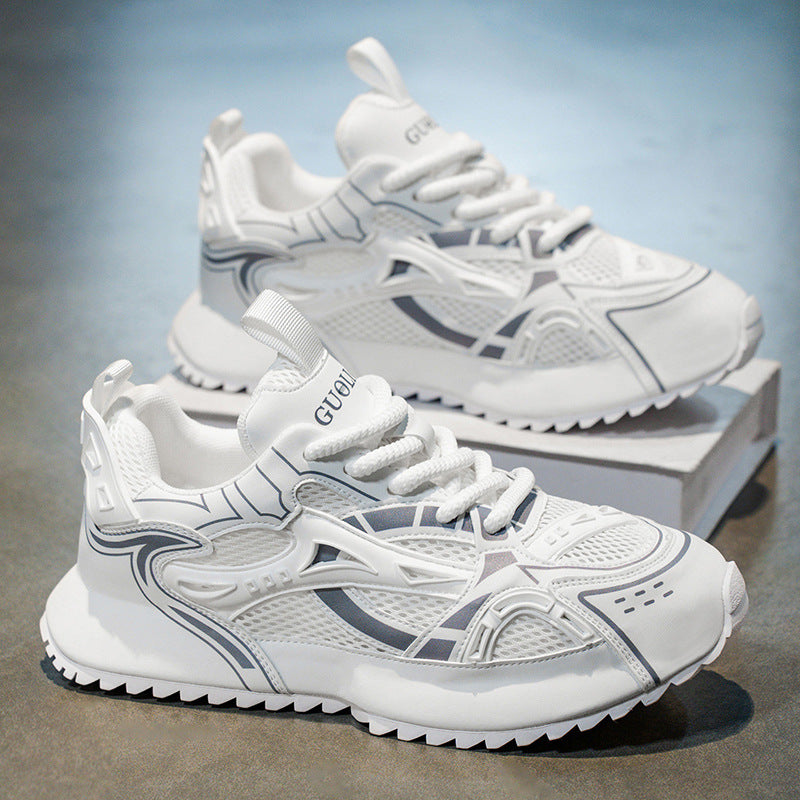 Damen Sportliche Sneakers mit atmungsaktiver Mesh-Oberfläche und federleichter Sohle EB