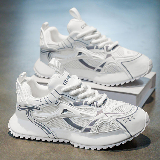 Damen Sportliche Sneakers mit atmungsaktiver Mesh-Oberfläche und federleichter Sohle EB