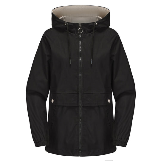 Damen modische Freizeitjacke mit verstellbarem Bund EB