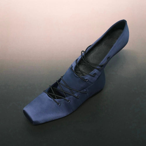 Damen elegante Mokassins mit modernem Schnürdesign EB