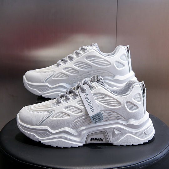 Damen Sportliche Sneakers mit atmungsaktiver Mesh-Oberfläche und dämpfender Sohle EB