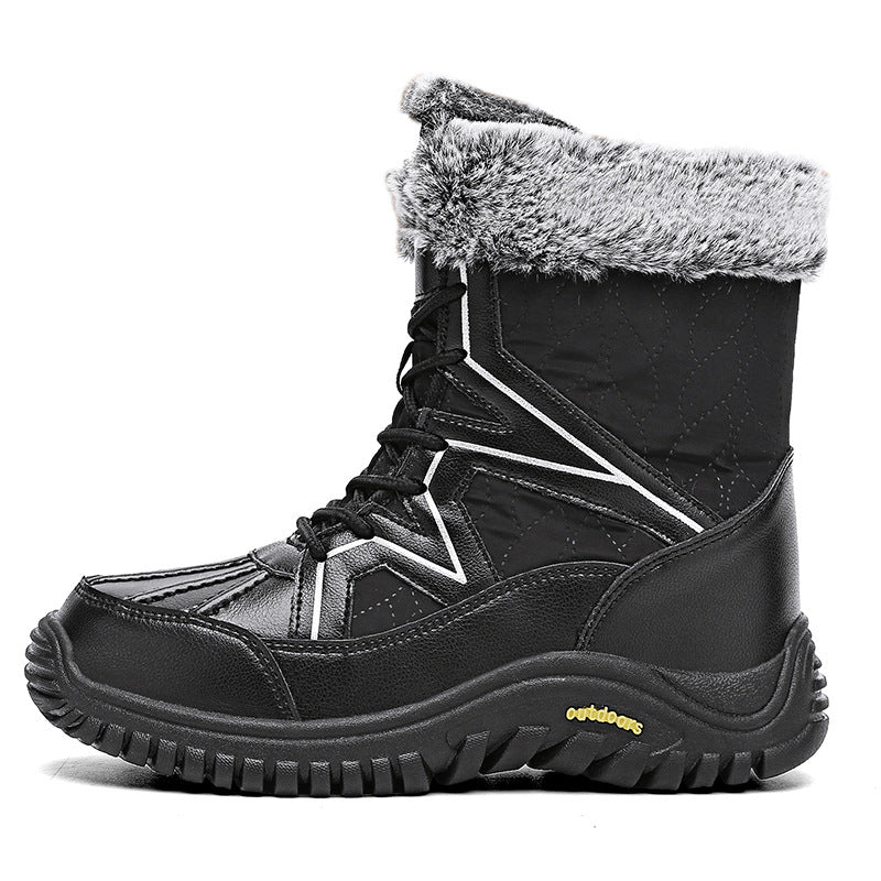 Damen Winterboots mit isolierender Polsterung und rutschfester Sohle EB