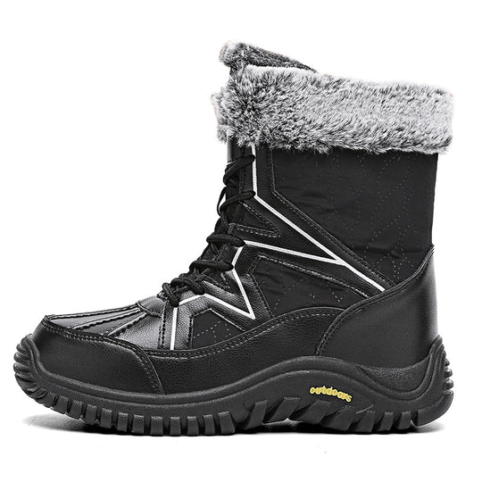 Damen Winterboots mit isolierender Polsterung und rutschfester Sohle EB