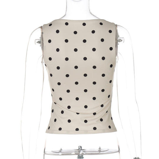 Damen Polka-Dots Tanktop EB