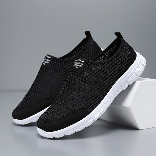 Damen Atmungsaktive Slip-On Sneakers mit flexibler Sohle EB 1774575918