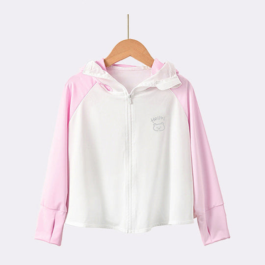 Jungen Outdoor-Schutzjacke mit Kapuze EB