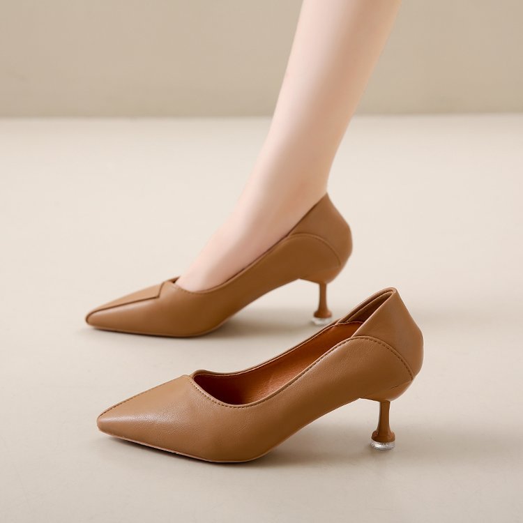 Damen elegante Spitzen Pumps mit einzigartigem Absatz EB