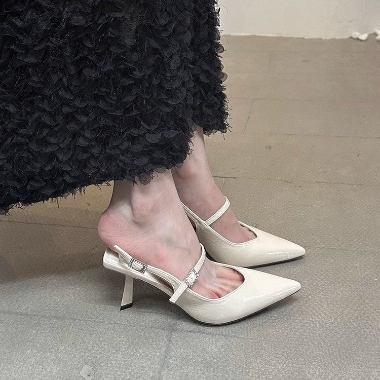 Damen Slingback Pumps mit elegantem Riemendesign EB