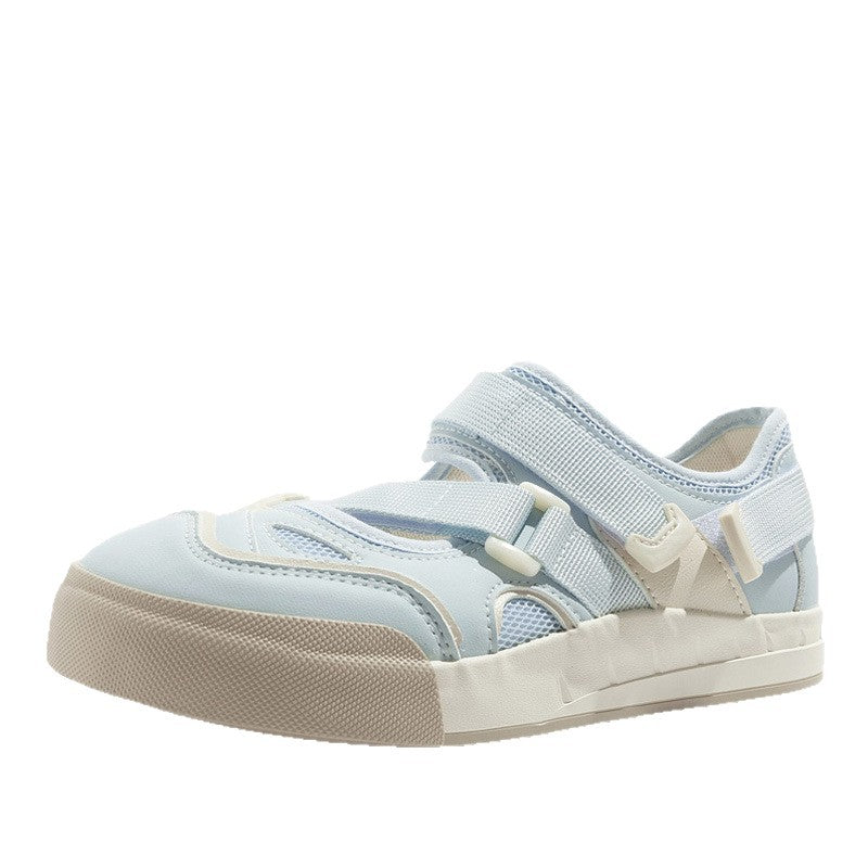 Damen Sneakers mit praktischem Klettverschluss und atmungsaktiver Oberflächenstruktur EB